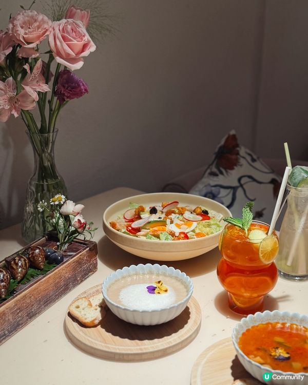 花花世界中的精緻二人餐🌸🍽️