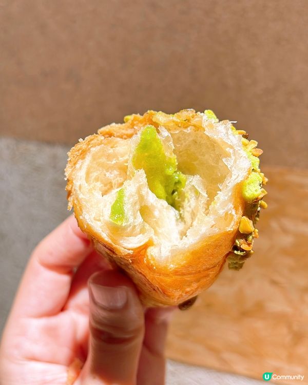 🎏發現‼️Muji銅鑼灣皇室堡限定💚開心果杏仁牛角包