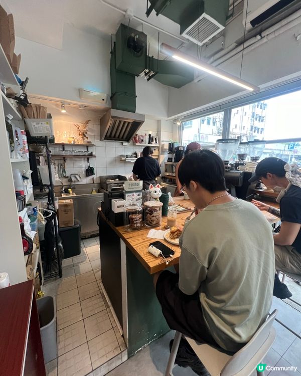 元朗必食！🍓冰火麻糬草莓鬆餅＋Dirty咖啡☕️滿足二重奏！