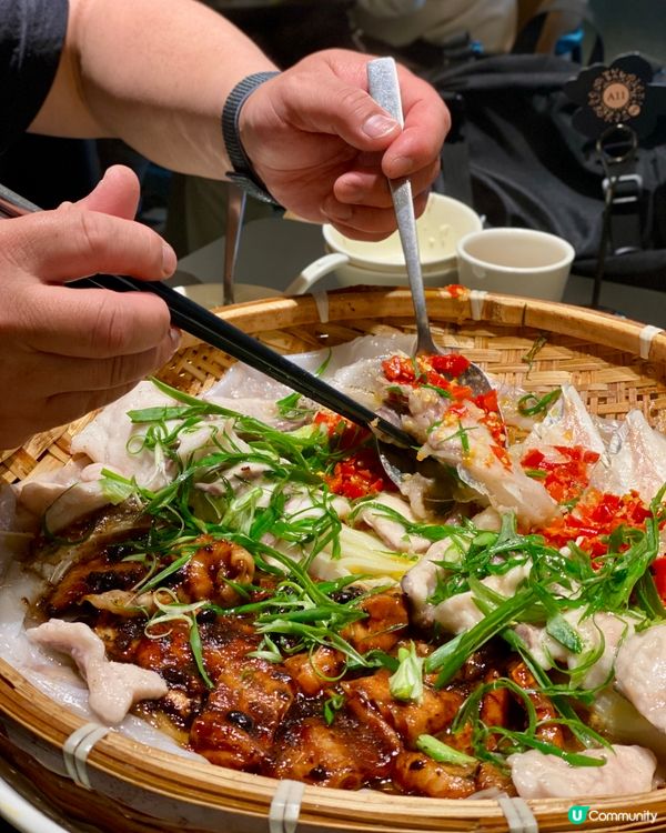 ✨深圳🇨🇳-⚠️💬超巨桑拿簸箕鱼⁉️💢一魚三吃有什麼味道⁉️📍東江順德