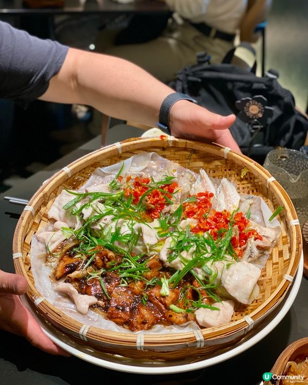 ✨深圳🇨🇳-⚠️💬超巨桑拿簸箕鱼⁉️💢一魚三吃有什麼味道⁉️📍東江順德