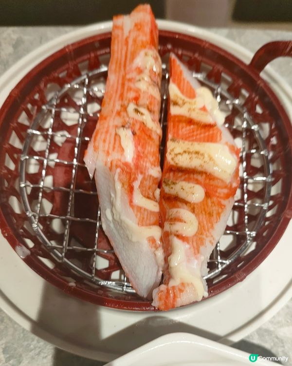 🍣 下午茶小食！炙燒珍寶皇帝蟹柳試食報告！🦀🐟