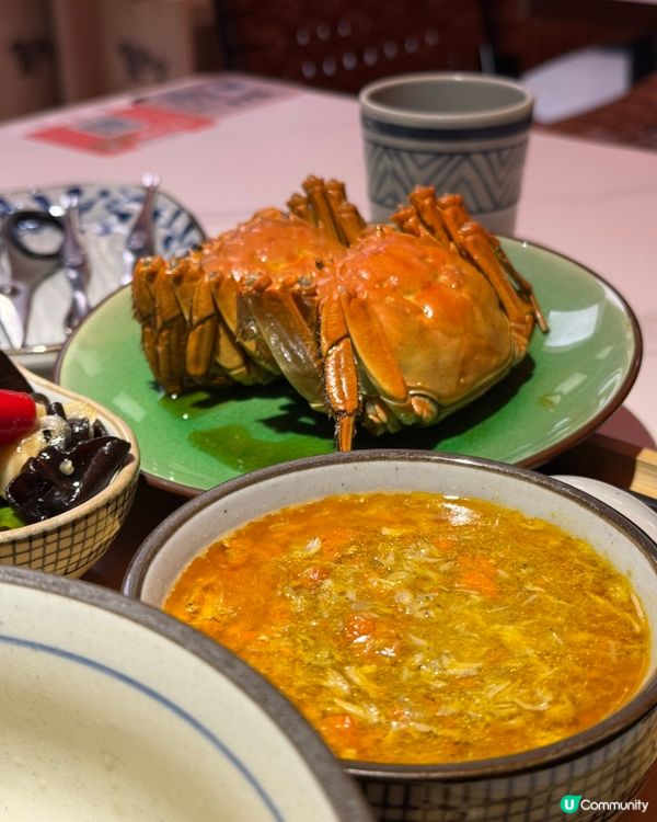 「超好吃的蟹黃麵！！😻」