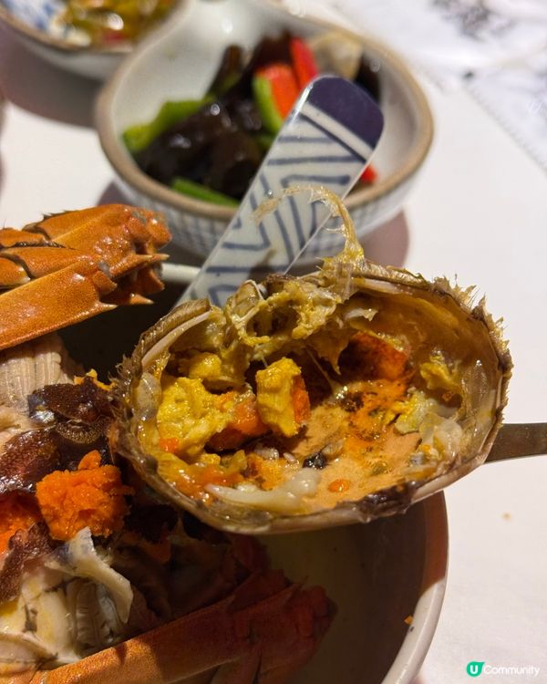 「超好吃的蟹黃麵！！😻」