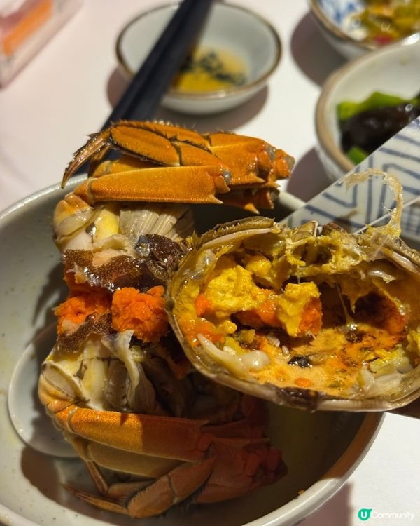 「超好吃的蟹黃麵！！😻」