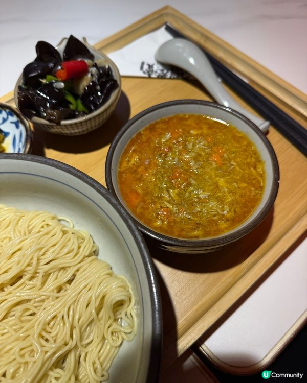 「超好吃的蟹黃麵！！😻」