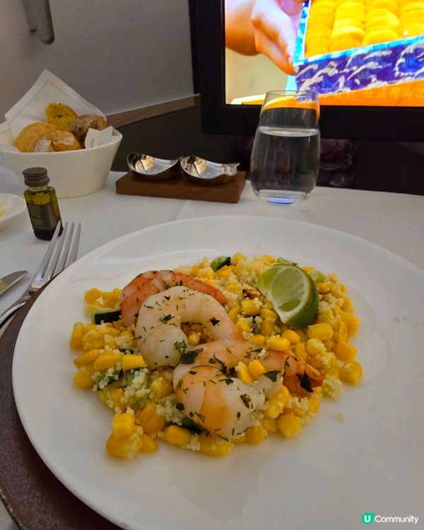 北京飛香港頭等機餐😋