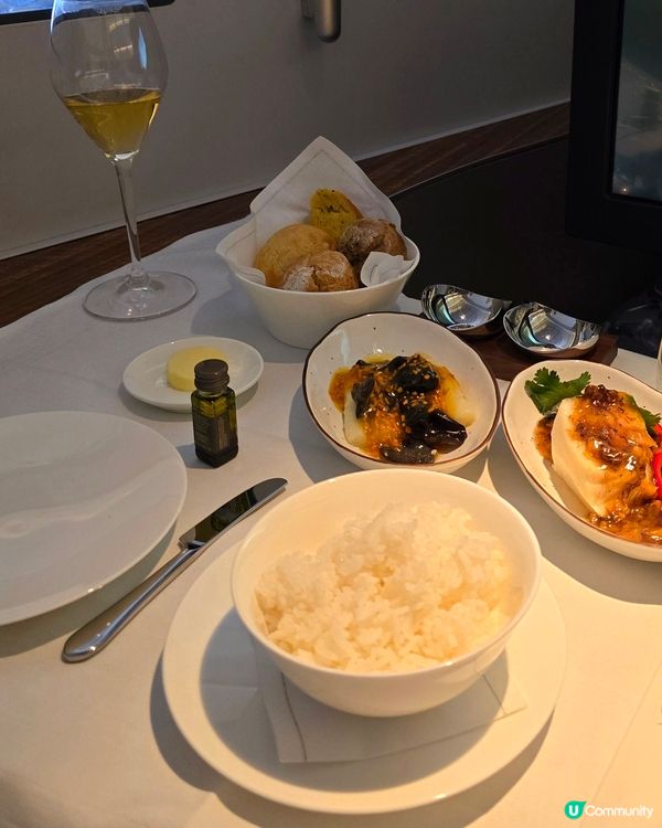 北京飛香港頭等機餐😋