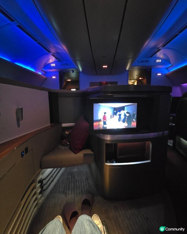 北京飛香港頭等機餐😋