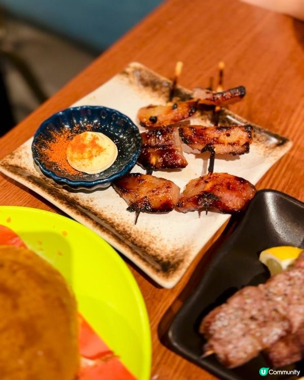 中環串燒抵到喊🔥$10就食到西班牙五花腩