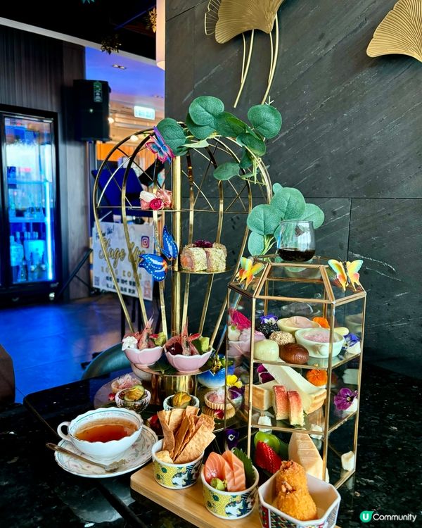 下午茶新發現🤩 花楽日式花園下午茶