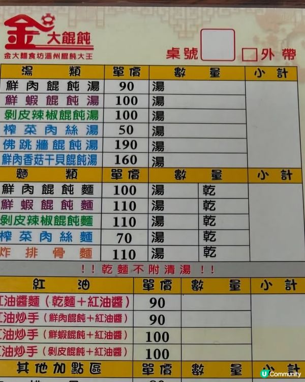 好味道😋金大麵食坊