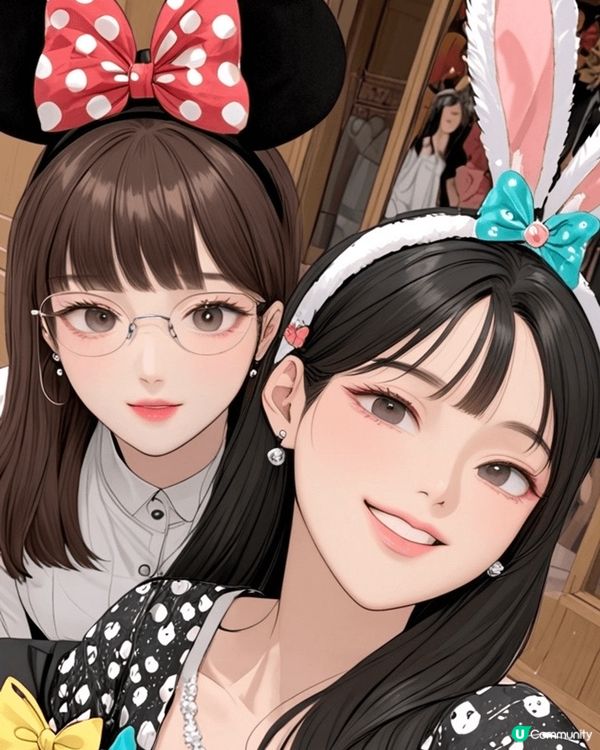 去迪士尼有時影完相先發現自己的樣子可能很攰，或者妝容已經有啲...