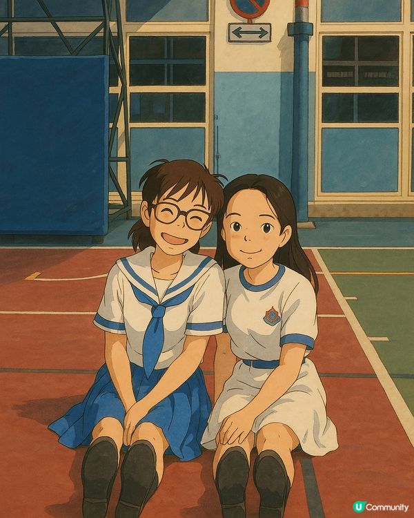 呢張係我同小學friend班小學嗰陣影嘅，着住校服嘅相真係好...