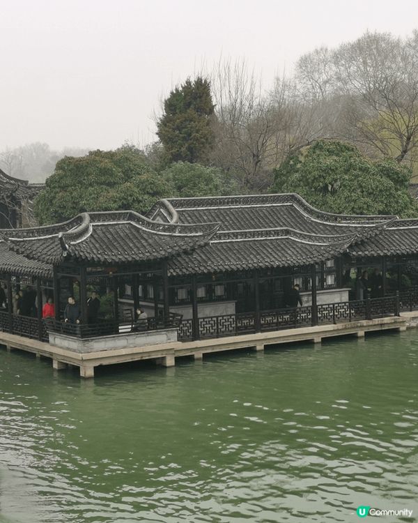 揚州之旅 ：煙雨濛濛的早上令整個瘦西湖看起來更有意境，多謝途...