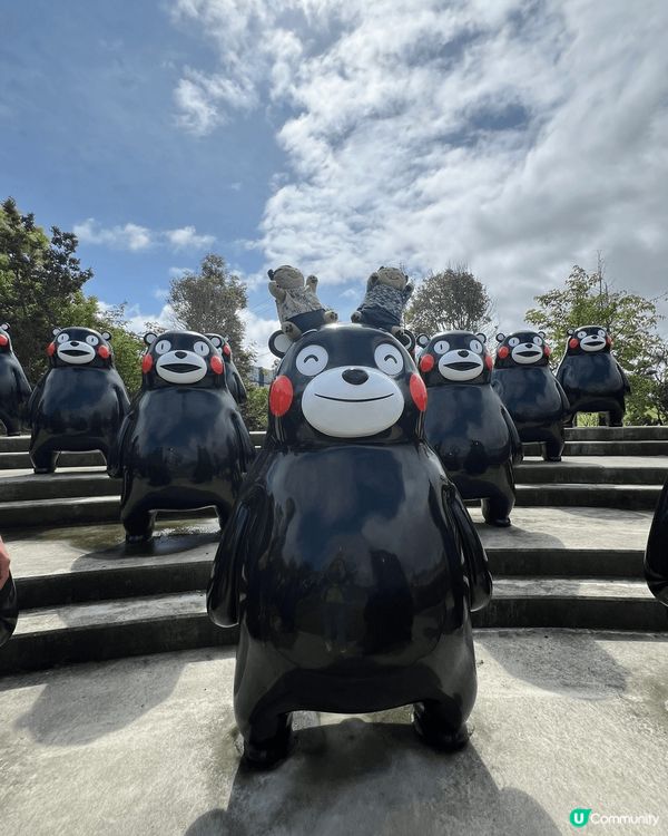 去熊本一定要影熊本熊！熊本市近郊有個大型戶外打卡區！少人流，...
