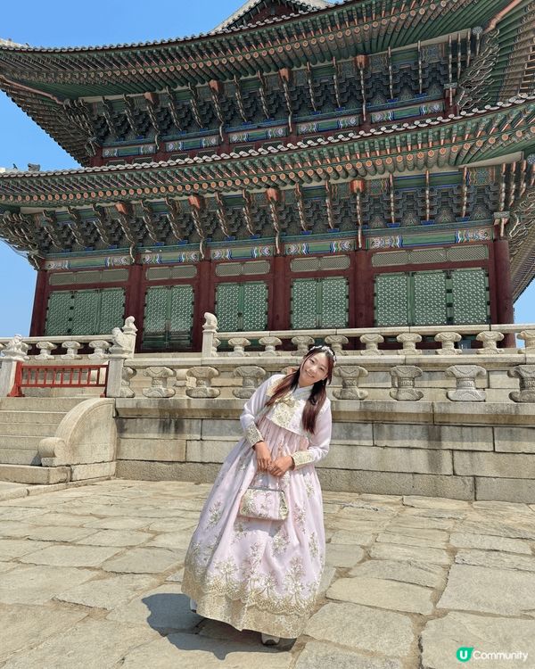 早兩星期去咗韓國首爾旅行，一定要去景福宮著韓服影相打卡喇！呢...