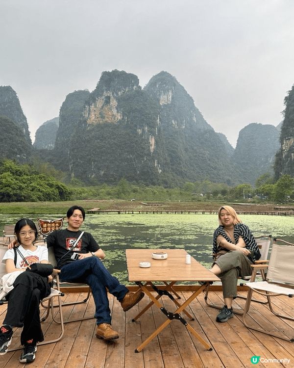 分別有桂林靚景，香港嘅景點！桂林唔止日間山景如畫，夜景加上燈...