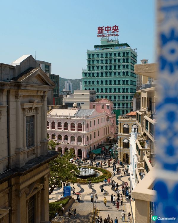 快閃澳門，喜歡澳門的特色建築，今次入住新中央酒店有97年歷史...