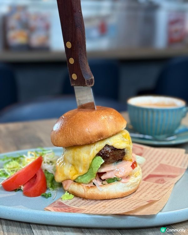 推介🍔巨型玉子兼勁juicy雞腿漢堡