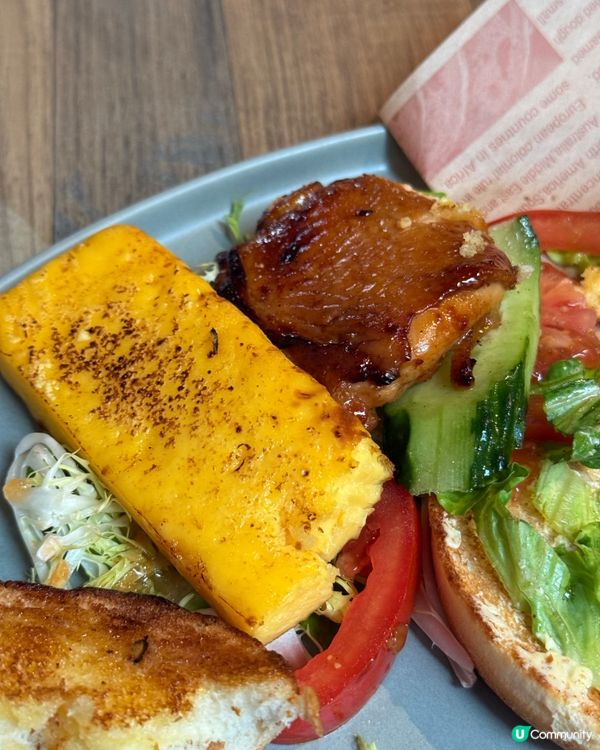 推介🍔巨型玉子兼勁juicy雞腿漢堡