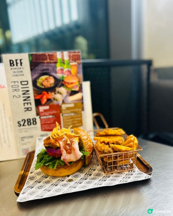 元朗必食🍔新鮮牛肉漢堡！🤤