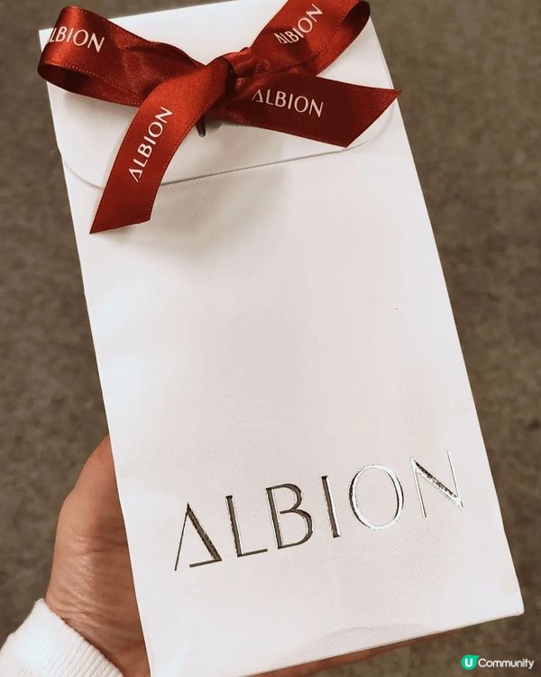 多謝U beauty送我ALBION試用裝，日本製，清爽輕盈...