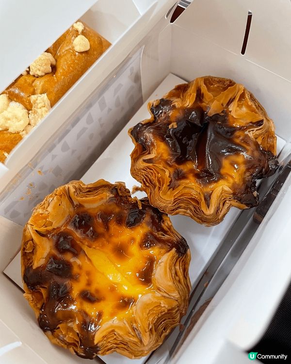 Cacaolab 的70%朱古力蛋撻，70%朱古力餡在蛋撻中...