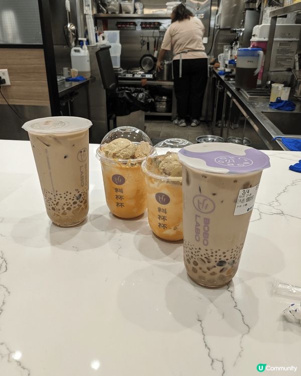 料杯杯臺式飲品，每杯都好豐富足料，彩色小芋圓十分Q彈，仙草順...