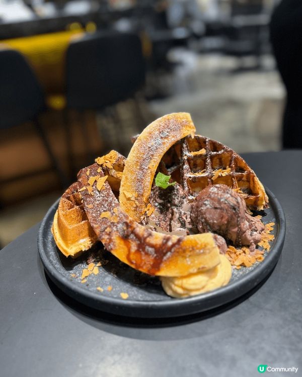 ⭐️70%比利時髒髒黑朱古力日式疏乎厘pancake 