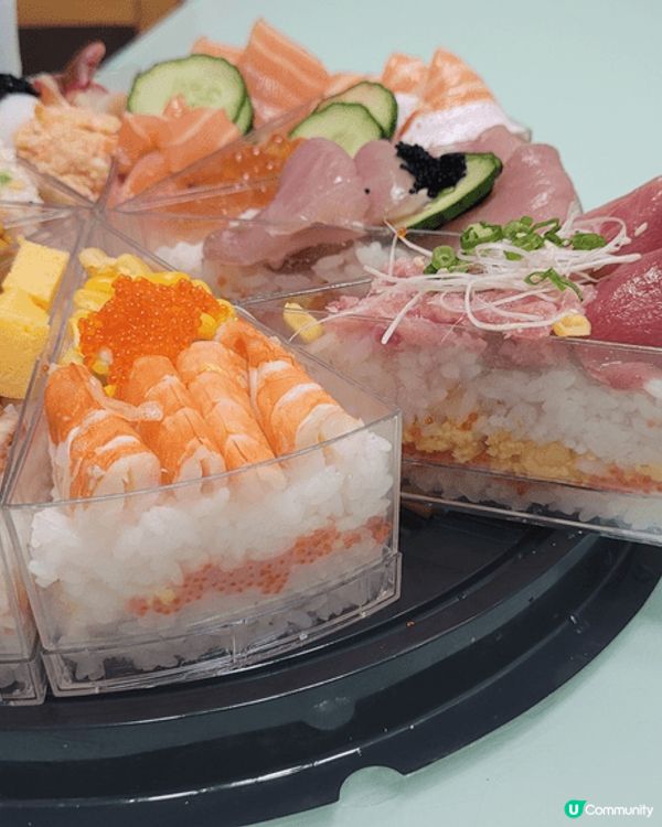 千之味壽司蛋糕又靚又好食，由唔同新鮮食材組合而成嘅壽司蛋糕，...