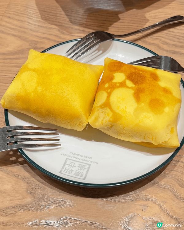為左滿滿榴槤餡嘅pancake去左澳門糖朝盛世