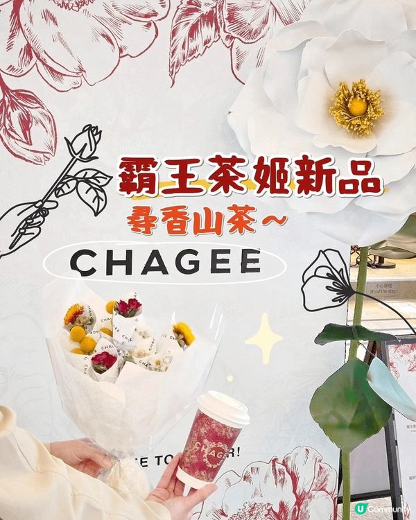 各位茶迷留意啦！霸王茶姬香港推出全新「尋香山茶」系列，分別係...