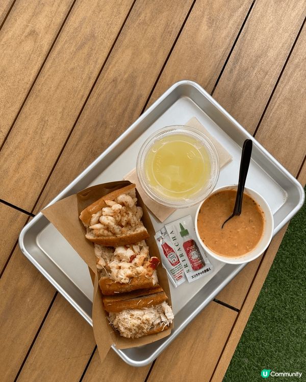 在臨空城PREMIUM OUTLETS血拼完，看到有龍蝦包，...