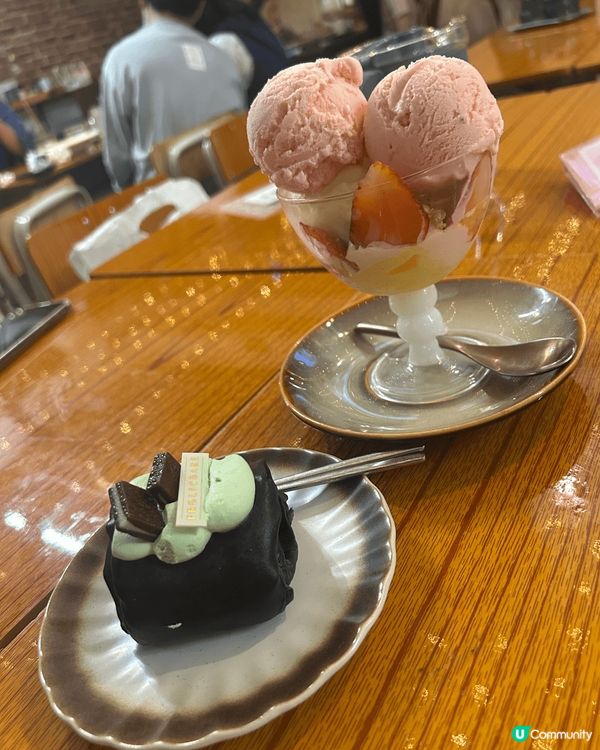 去咗觀塘嘅Cafe食，個環境係課室嚟，好靚，亦都去咗食日本嘢...