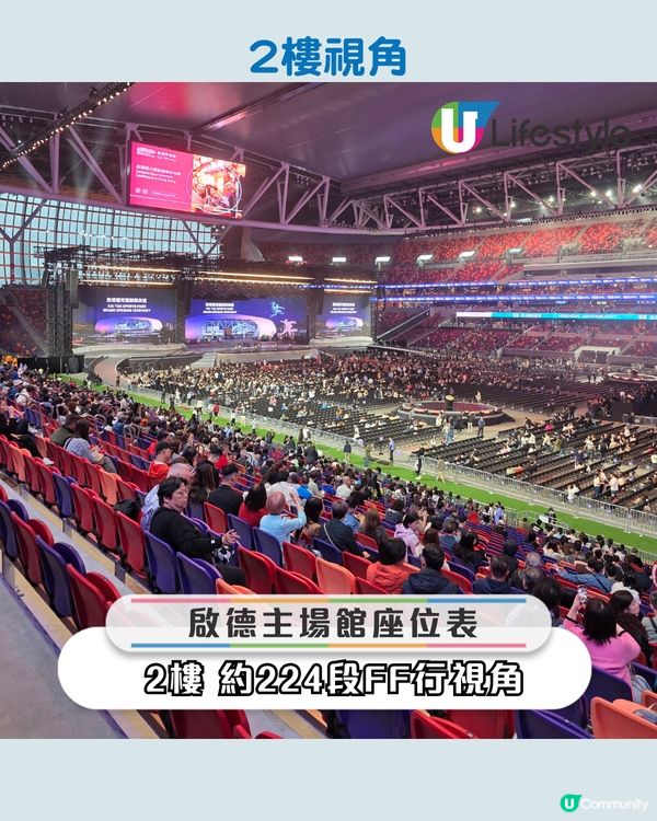 啟德體育園主場館 2樓、5樓、地面視角合集 附多圖！
