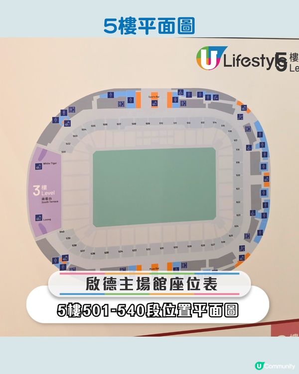 啟德體育園主場館 2樓、5樓、地面視角合集 附多圖！