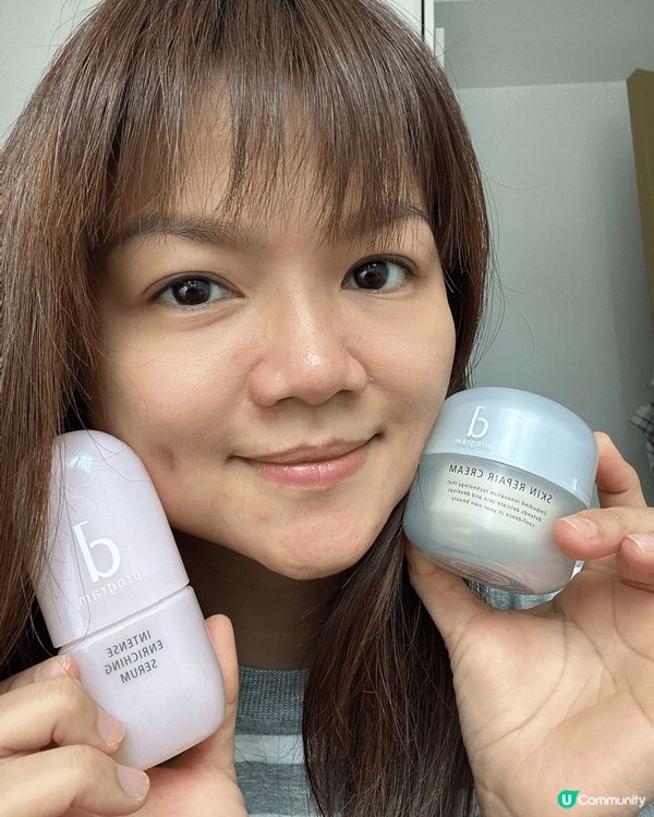 最近試用咗d program 5x酵母益生元保濕強韌精華同面...