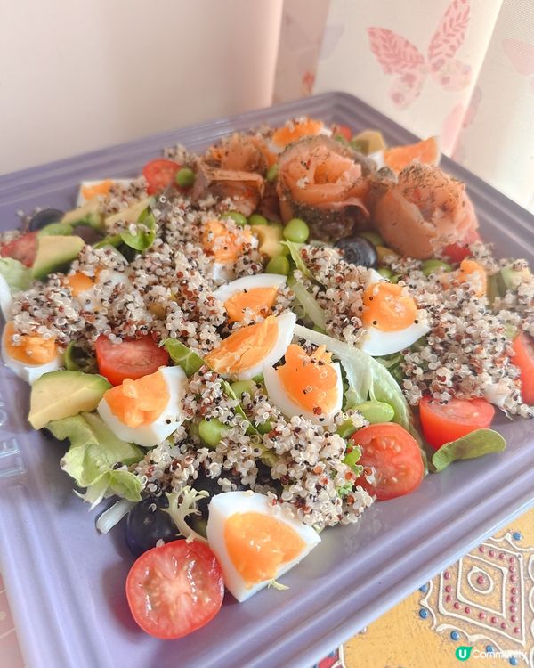 清新沙律😋配自家製黑醋檸檬沙律汁