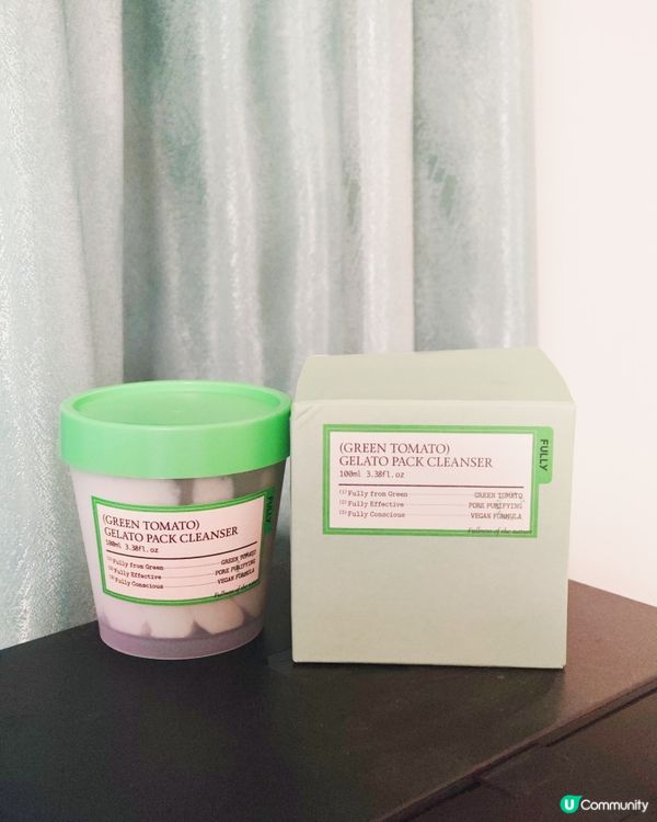 FULLY綠番茄水嫩潔淨雪糕面膜