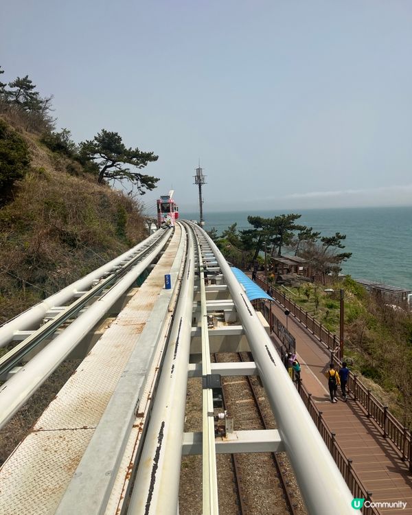 韓國釜山必到景點·膠囊列車🚂🇰🇷📸