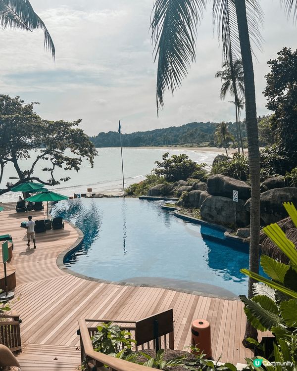 從新加坡搭船去民丹島，大概需時1小時，這是一個位於印尼的度假...