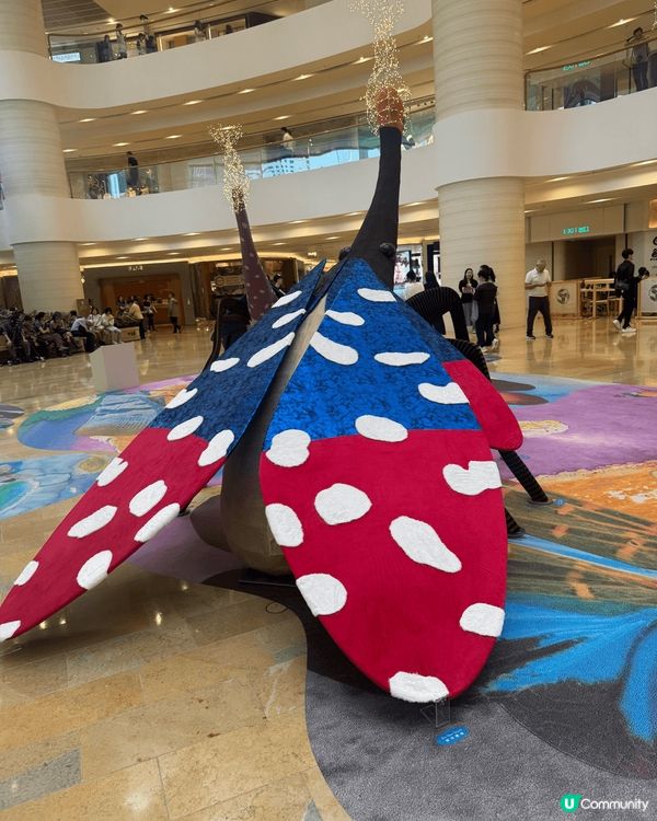 太古廣場購物看戲食點方便，定期都有不同佈置打卡
