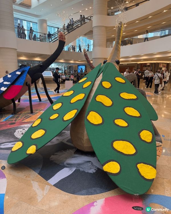 太古廣場購物看戲食點方便，定期都有不同佈置打卡
