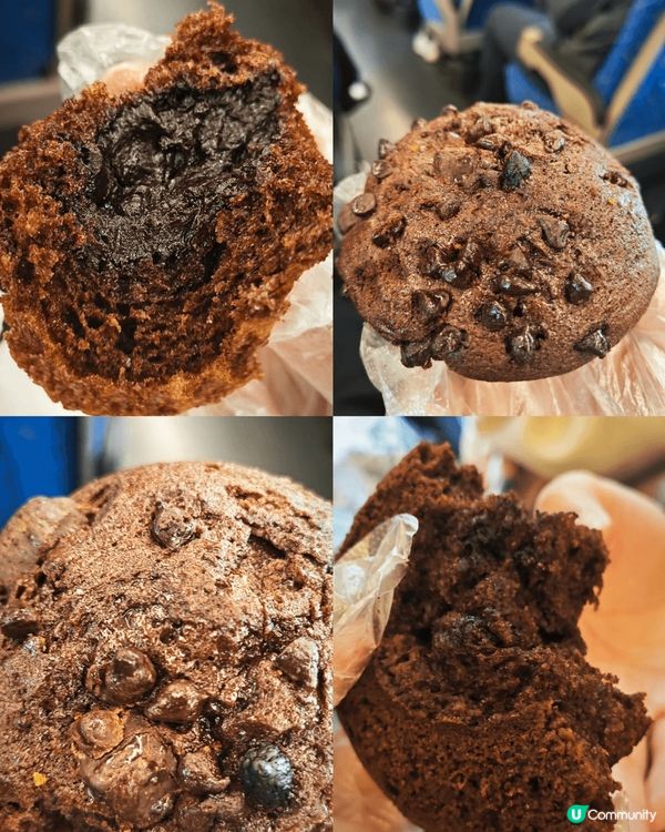 滿滿巧克力碎＋巧克力流心Muffin😋 推薦！非常好吃