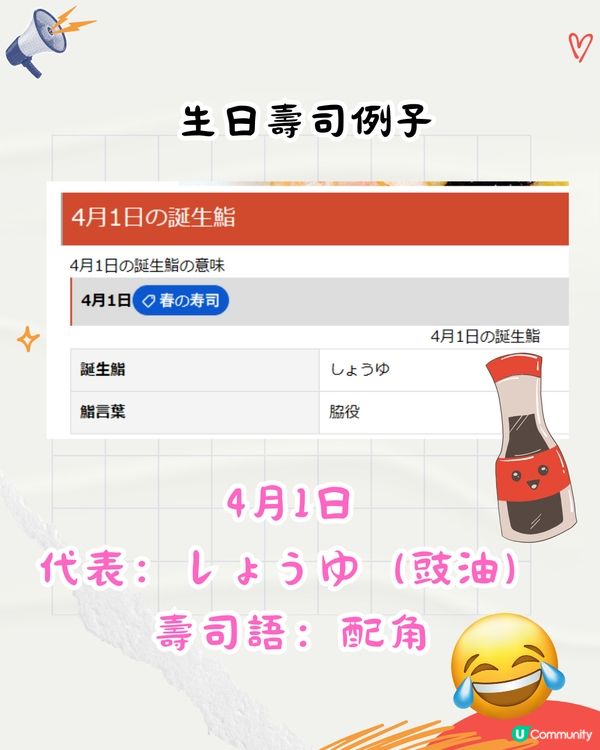 日本爆紅「誕生鮨」🎂你生日代表邊款壽司⁉️附網站