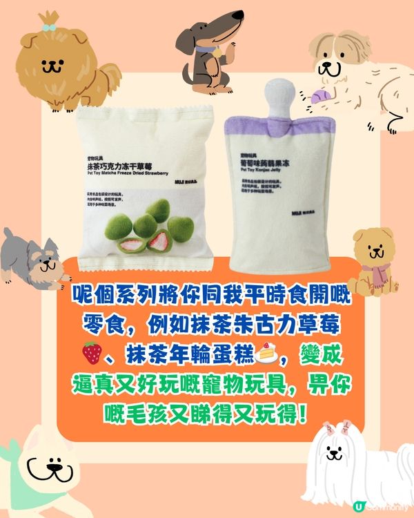 無印良品MUJI新推出寵物零食玩具😍深圳新手信⁉️