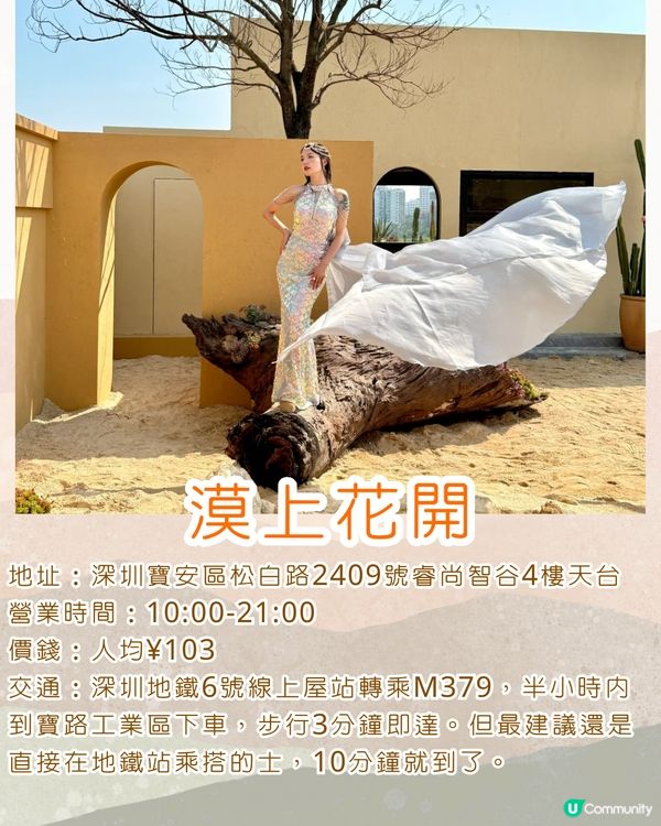 深圳新開沙漠主題Cafe🐪7大浪漫打卡位/可租借公主裙💃附環境及價錢介紹
