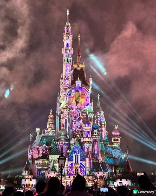 香港迪士尼樂園煙花夜景! 如果你都鍾意我嘅分享如果都鍾意我嘅...