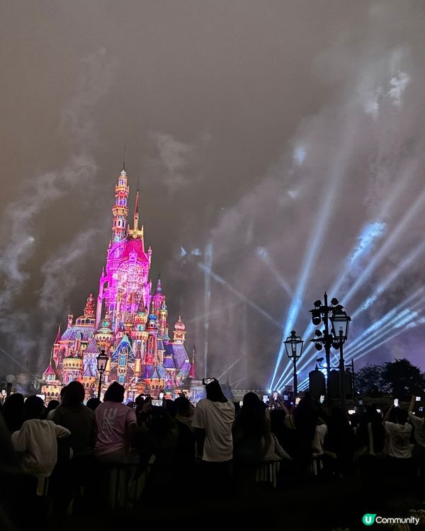 香港迪士尼樂園煙花夜景! 如果你都鍾意我嘅分享如果都鍾意我嘅...